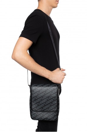Logo-patterned shoulder bag, zdjęcie 2 Logo-patterned shoulder bag od Emporio Armani
